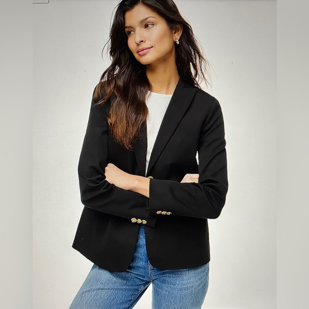 J. Crew NWT Cotton -blend two button Blazer 4